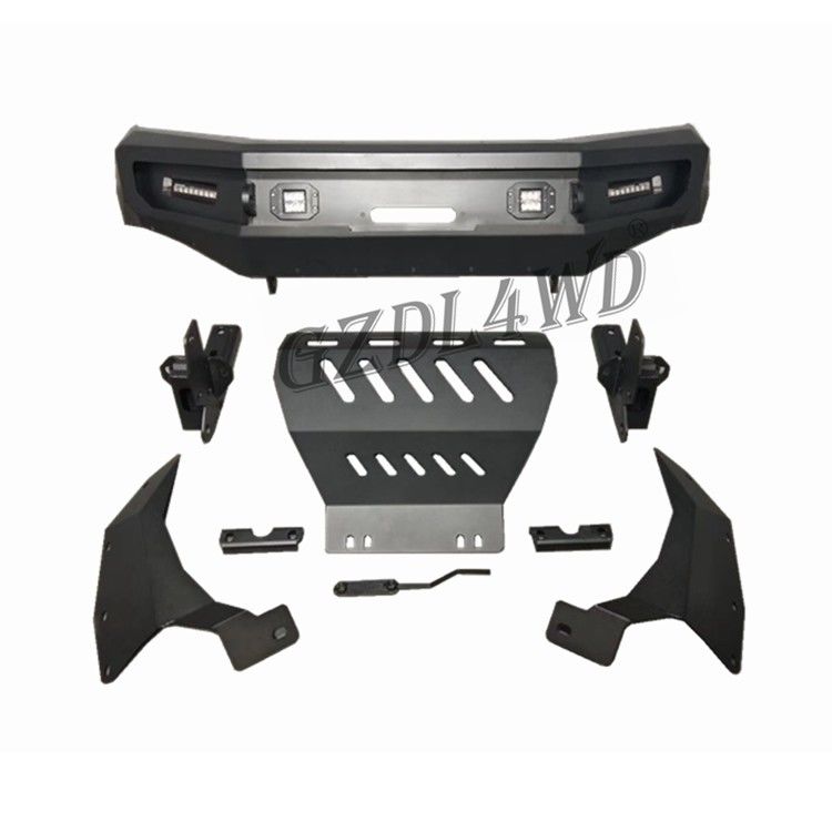 Steel 4x4 Front Bumper Bull Bars For Toyota Hilux Revo Rocco 2015-2020