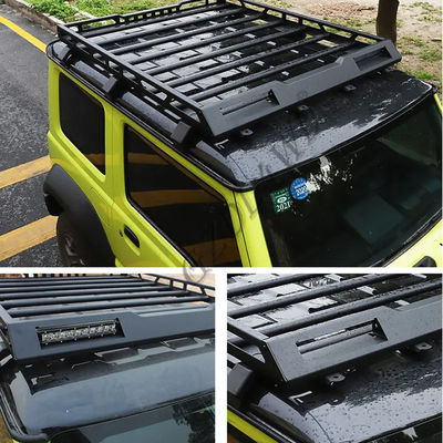 4X4 Car Roof Basket Luggage Steel Platform Roof Racks For JB74 JB64 Cargo Carriers Purple Horn