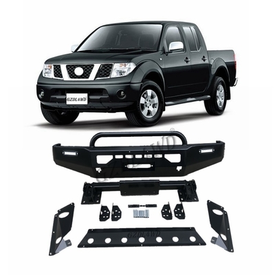 4x4 Rolled Steel Front Bumper Guard For Navara D40 2006-2010 Front Bumper Bull