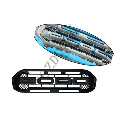 Modified Front Bumper Grill Mesh Pickup Auto Car Front Grille For Ford Ranger Raptor 2018 T8 Px3 Xl