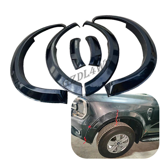 ABS 4x4 Fender Flares For Ranger T9 2022+ Wheel Arch Fender Flares